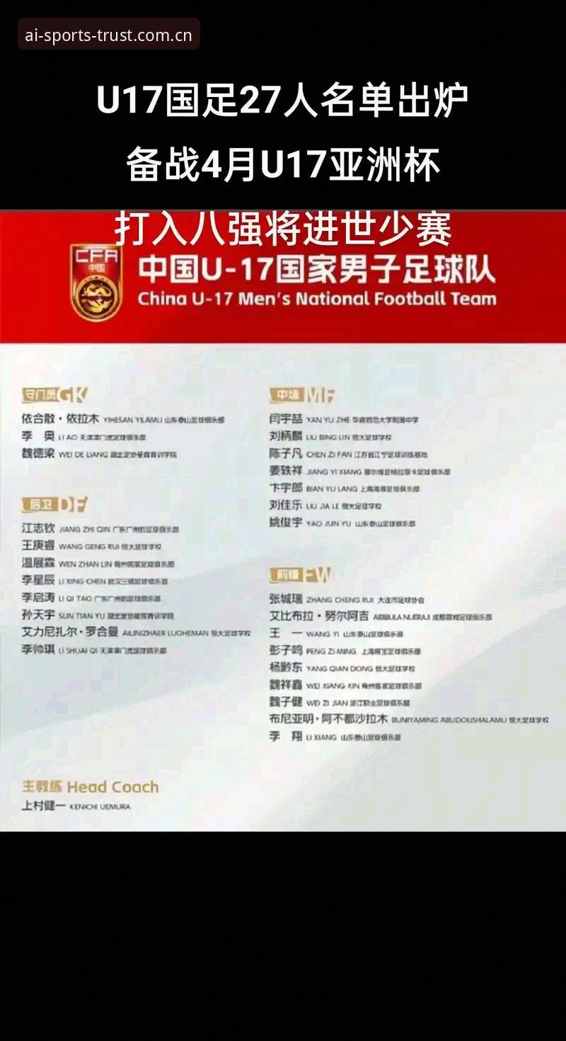 U17世界杯抽签揭晓，国足小将迎战西班牙，爱体育官方观赛体验详解